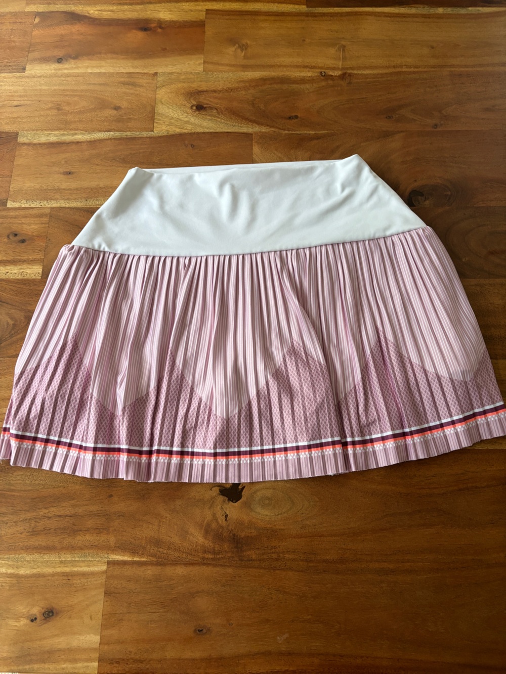 K-Swiss Pink Pleated Tennis Skort - Small